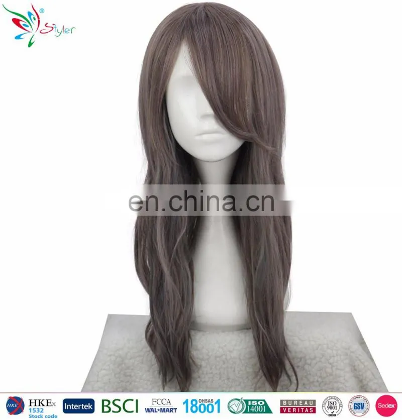 Styler Brand Wholesale cheap Synthetic long japanese manga cosplay Wig
