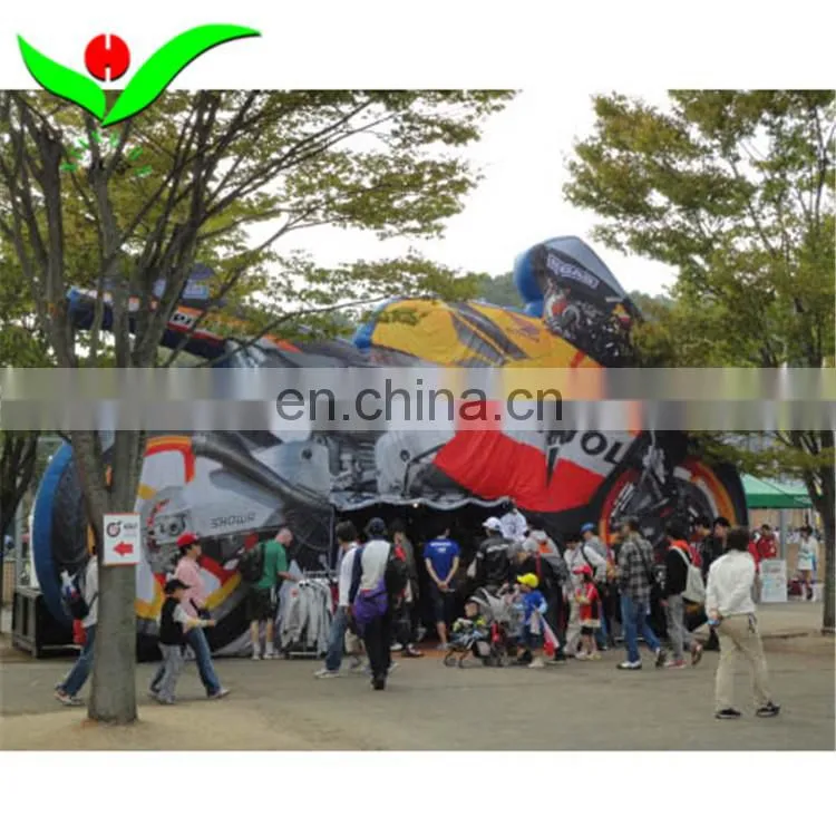 Outdoor innovative motorcycle inflatable advertising