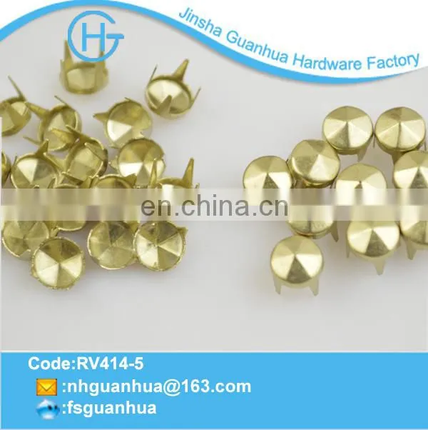 Hot! hot! 2014 the most popular metal cone nailhead stud hotfix