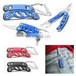 stainless steel multi tool knife with locking knife,can opener,screwdriver,scissors,needle,