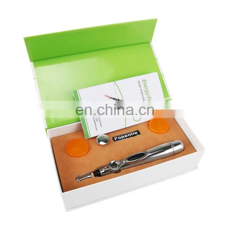 Portable Electric Acupuncture Massager body Massage meridian energy pen