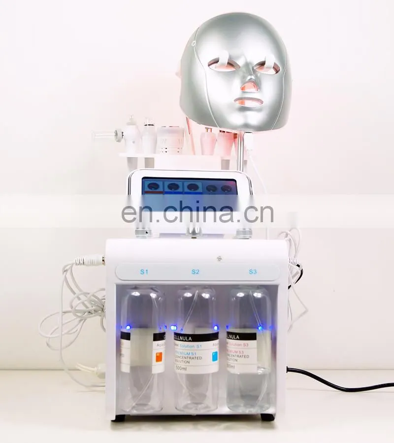 H2O2 8 in 1 Deep Oxygen Spray BIO Lift Scrubber Aqua Peeling Dermabrasion Machine Oxygen Bubble Machine