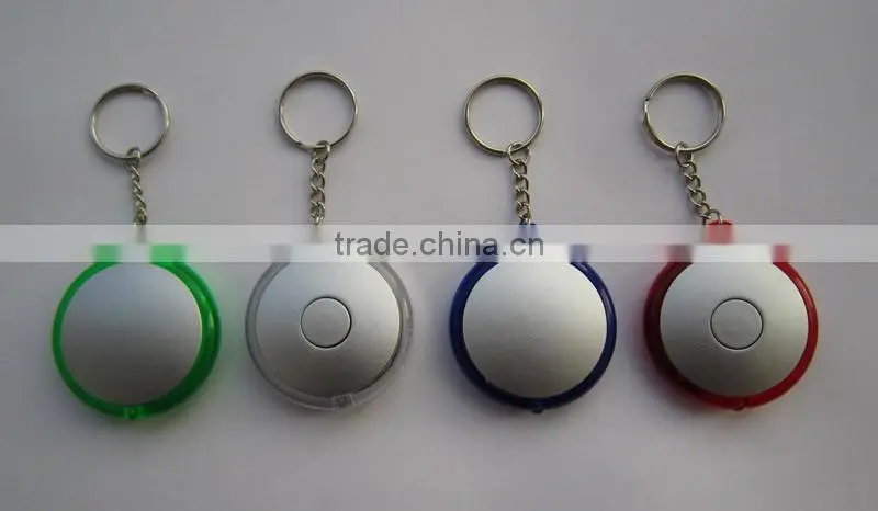 Promotional Gift Mini Bright Keychain Flashlight Flat Led Flashlight