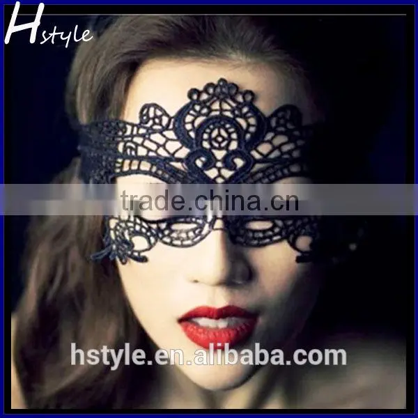 Sexy black lace mask,dance party mask SCM0005