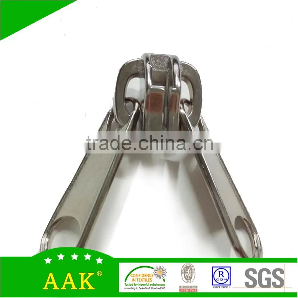 10# metal slider double zipper pull
