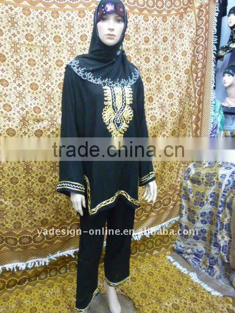 C211 Stylish beautiful muslim abaya