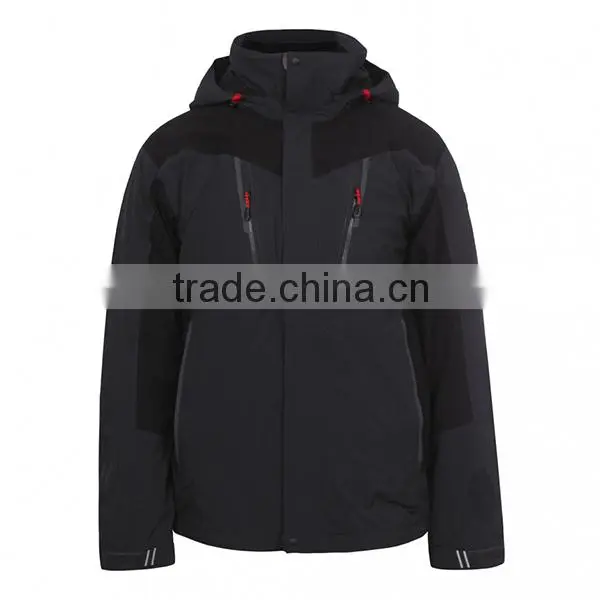 Hot sale top quality best price contrast color men ski jackets