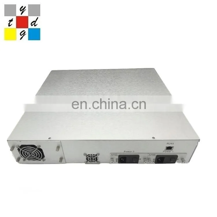 dual power supply 48V/110V/220V 1550nm pon optical fiber amplifier 16*21dbm with WDM 1550nm catv 16 port EDFA price