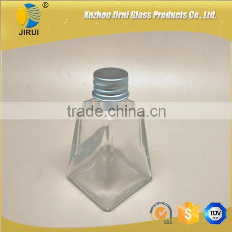 2oz clear empty glass diffuser bottles
