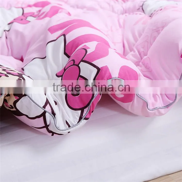 super soft factory price high quality luxury quilt thick quilt hello kitty comforter