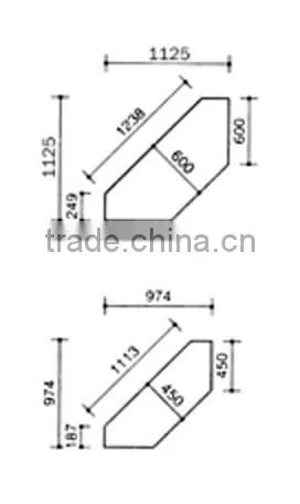 Wholesale Aluminum table folding conference table HD02A-E