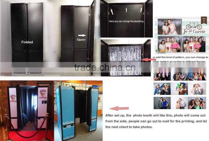 Instant Photo Booth Kiosk Used with Inflatable Photo Booth