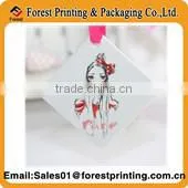 2014 factory price customized different shape paper cardboard hang tag shelf price tag