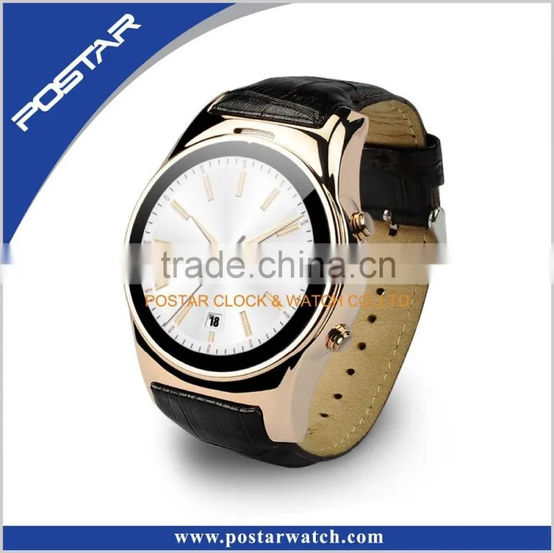 New Technology Smart Watches with Genuine Leather Band Bluetooth