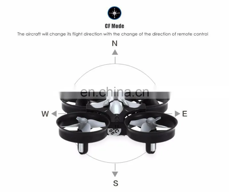 Hot Sales Mini Drone JJRC H36 RC Quadcopter 2.4GHz 4CH 6 Axis Gyro Pocket Quadcopter Drone Headless Mode One Key Return Function