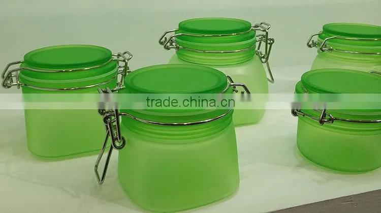 PET Face Mask Cosmetic Container Plastic Cosmetic Jars