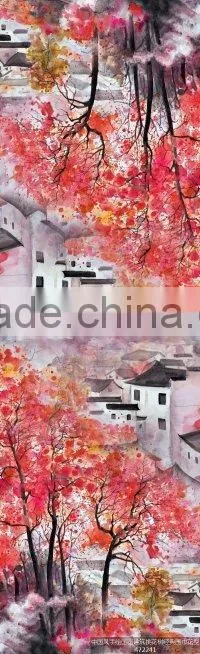 digital print custom design long pure silk scarf