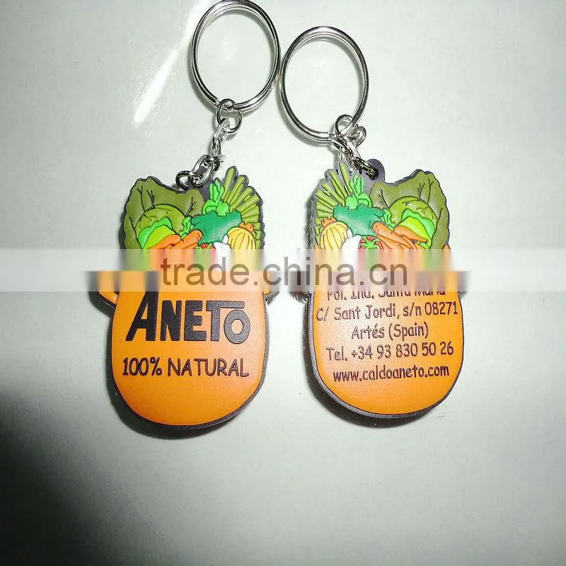 mouse cartoon design minion 3d rubber keychain for kids