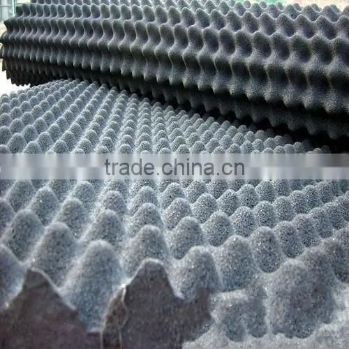 sound absorbing foam studio wall