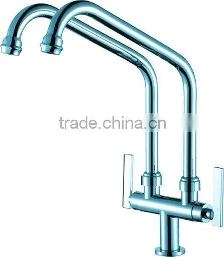 bathroom sinks with two faucets