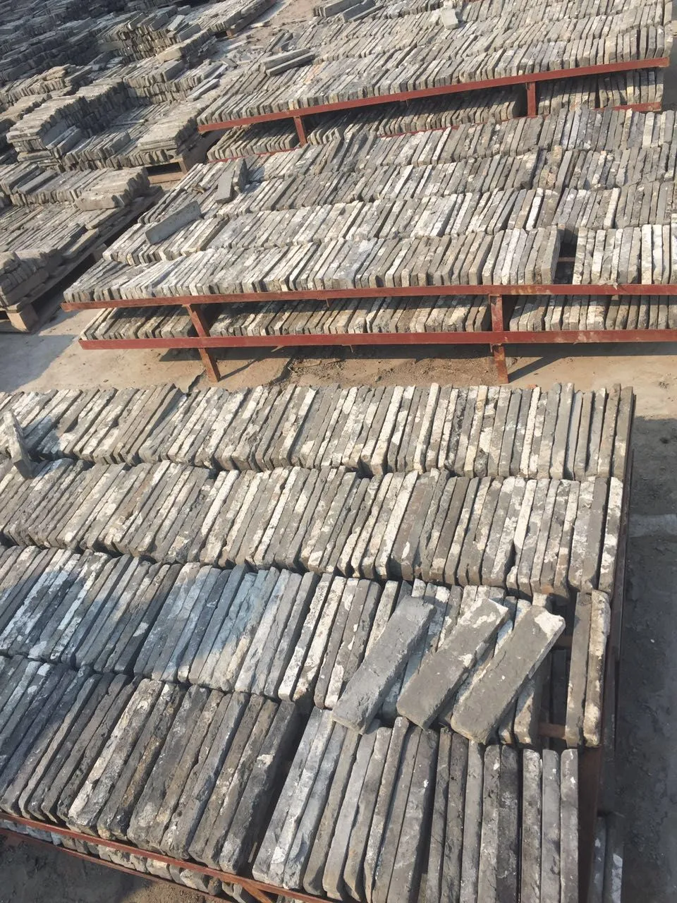 taitone old gray reclaimed brick slice for wall