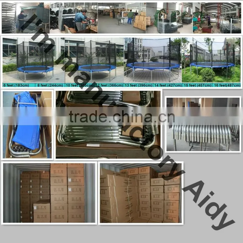 TRAMPOLINE WITH ENCLOSURE