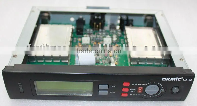 OK-82 Dual Channels/UHF PLL 32/99 channels wireless microphone
