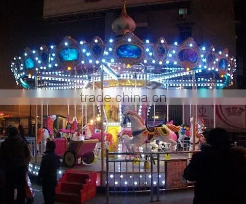 popular carousel 24 seats ride equipment kiddie rides for sale