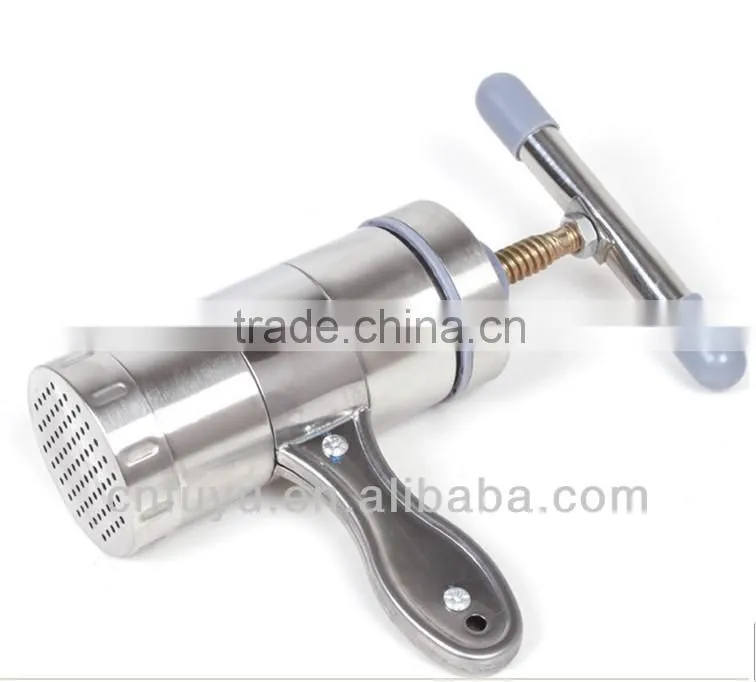 New stainless Steel Home Manual Pasta Machine With 5 Noodles Template