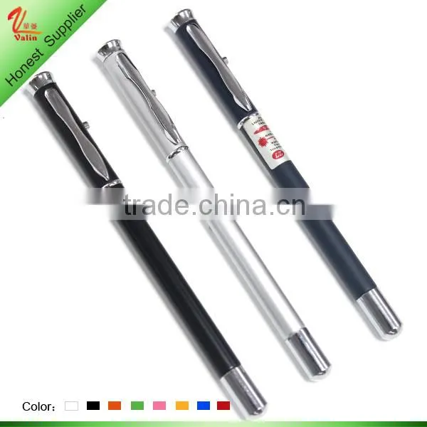 Popular using fashion design metal ballpoint laser pen