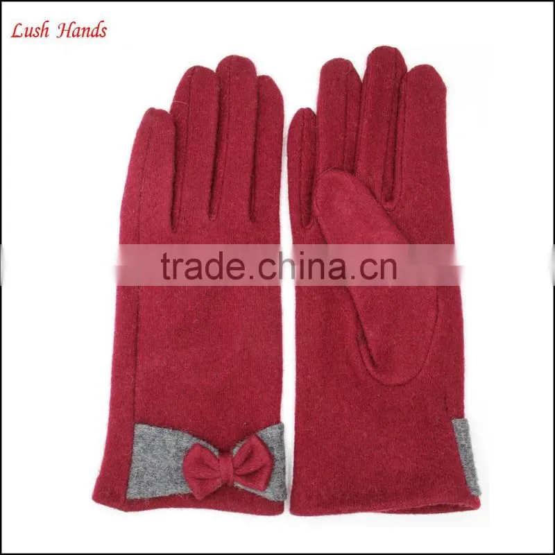 girls sexy dresses electrical gloves with bows for winter wholesale