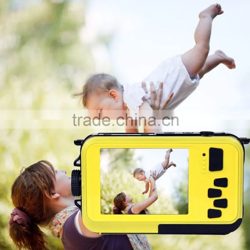 DC-16 WINAIT OEM Water proof 4k digital camera dual display 2.7'' TFT and 1.8'' TFT dual panel DC-16