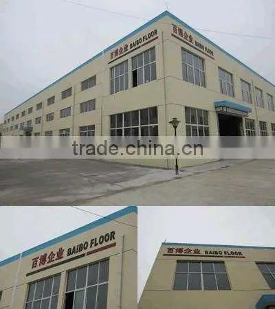 pressed V-groove HDF laminate flooring