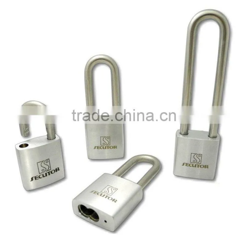 Good Quality Removable Core Long Shackle Padlocks Keyed Alike