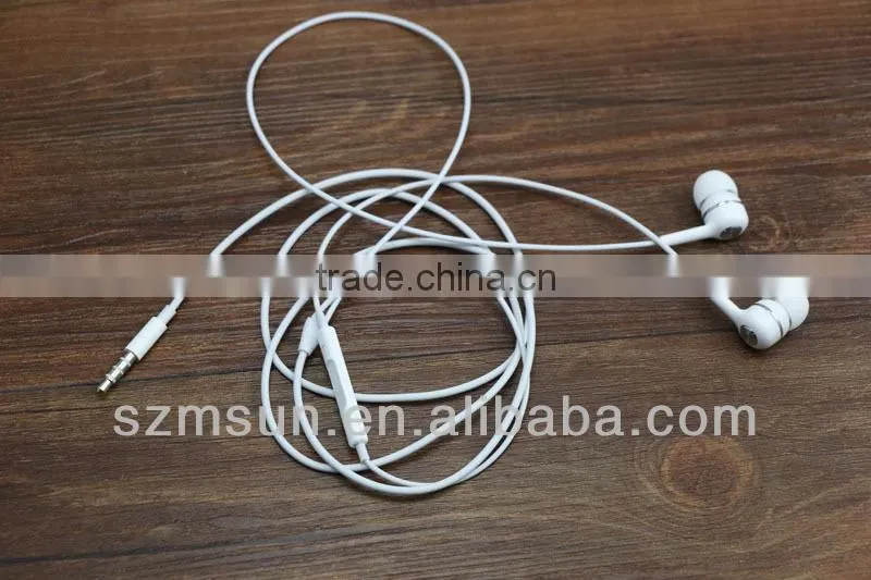 3.5mm cheap price earphones plastic earphones for iPhone
