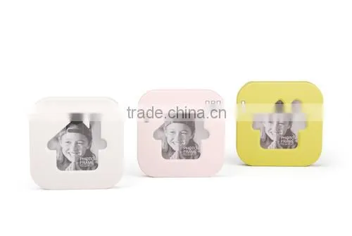 Promtional Sales Plastic PS Photo Frame, baby 12 month photo frame, PS Photo Frame, self-adhesive photo frame