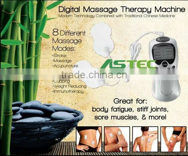 Hand-held pulse therapy massager