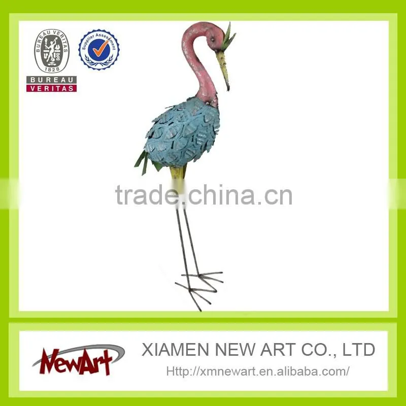 Hot selling color metal living room decor metal bird decoration crafts