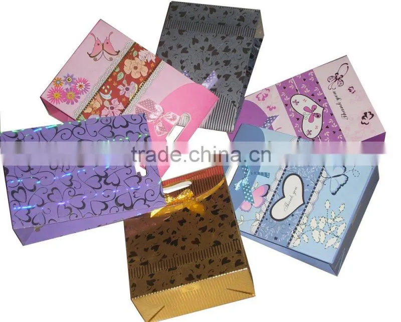 Colorful Christmas Paper Gift Bag