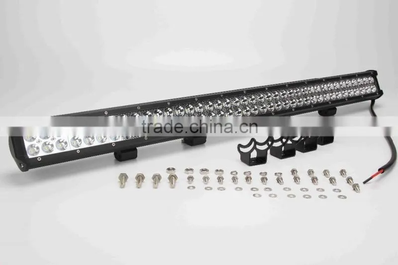 Shenzhen supplier car accessories 36inch 234w Dual Row led light bar on marine boat