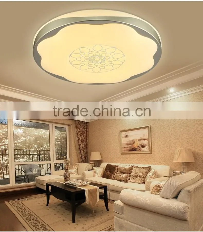 2016 hot sales modern round ceiling light big for living room small for bedroom