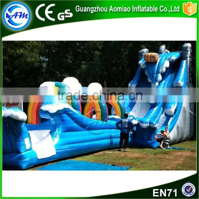 Factory sale giant inflatable pool slide for adult