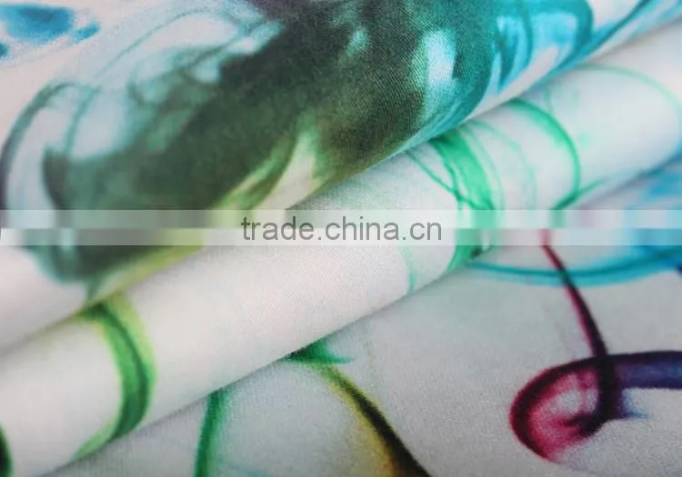 children dresses textile digital print 100% cotton sateen fabric