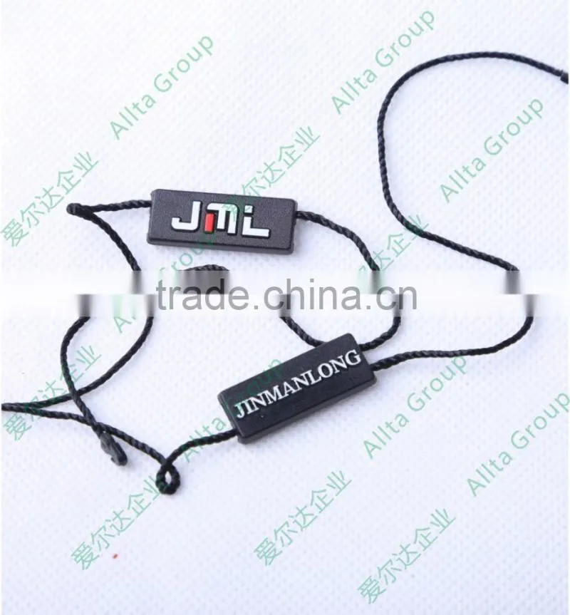 Customize plastic seal tag with embossed letter