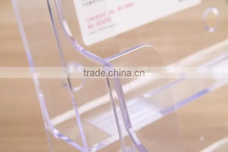 In hotel or Canteen hanging service equipment Plastic suspension hanging PS display stand