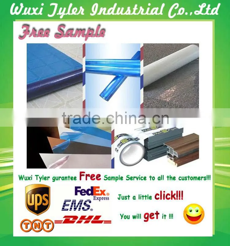pe plastic adhesive film protect glass and frame