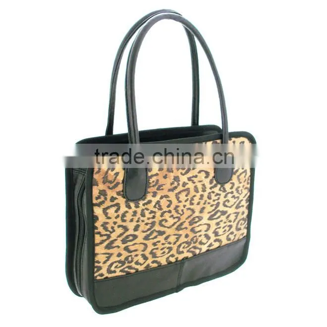 Fashion patchwork leather bible case / ladies bag / patch leather bag
