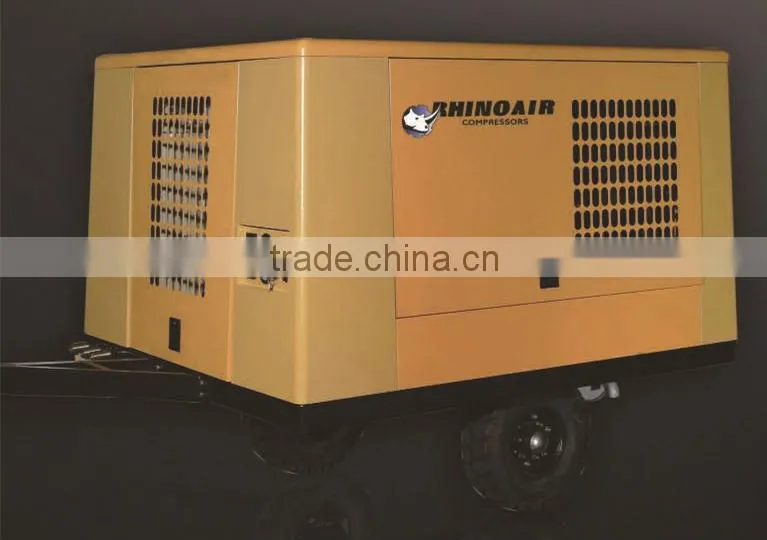 RHINOAIR Portable diesel screw air compressor TROGY145-AH 110KW 145HP
