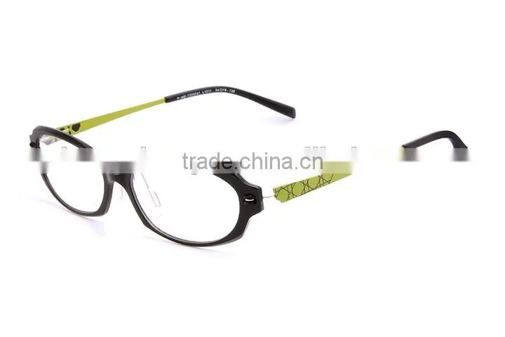 High end TR90 material frame with stainless temple for women