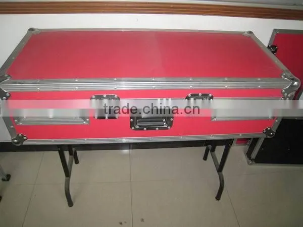 Aluminum DJ flight case with stand